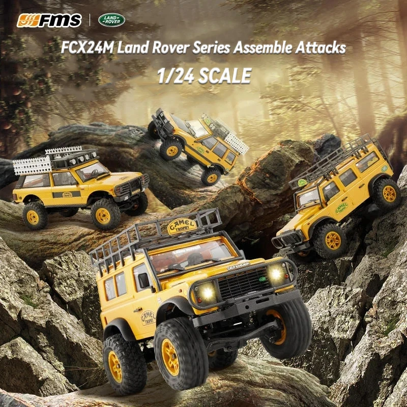 FMS 1/24 Land Rover Defender R - Rc Hobby Land review and price