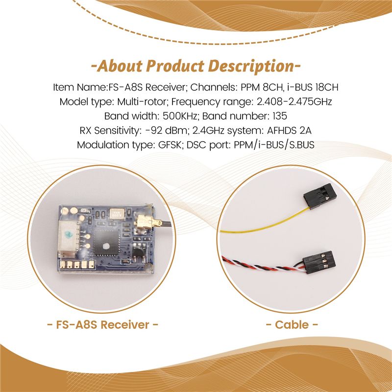 AS96-For FS-A8S 2.4G 8CH Mini  - Receiver Sbus 8Ch review and price